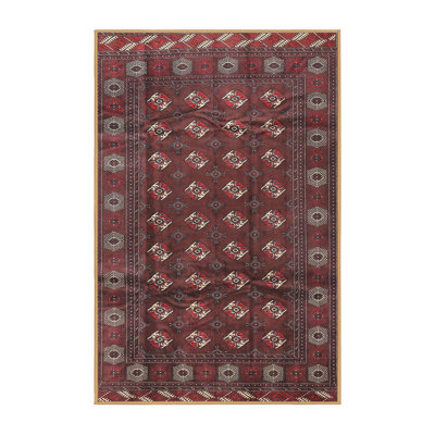 Tapis traditionnel rouge / brun Stegeman