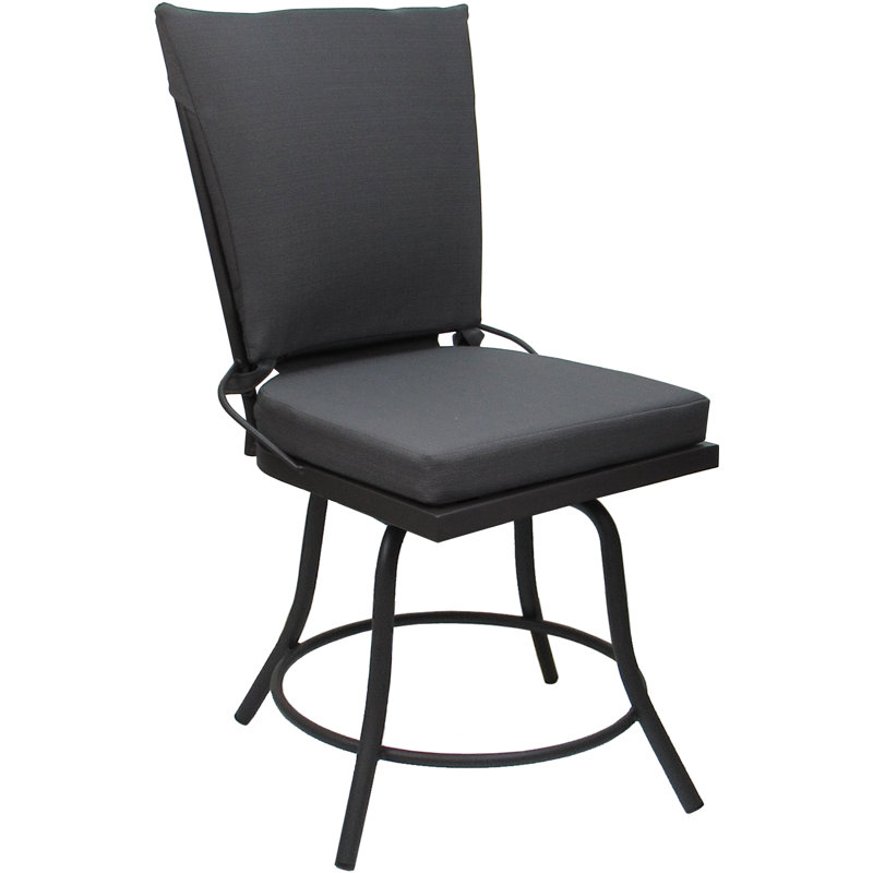 Chaise d'appoint Jerin, Gris foncé / Gris