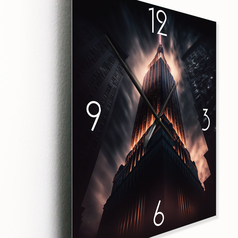 Horloge murale Empire New York, Grand