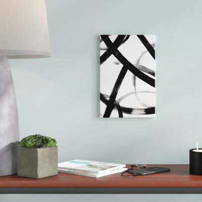 Monochrome Ripple II by Grace Popp Painting Print on Canvas