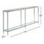 Jinx 72'' W Glass Console Table-59705992