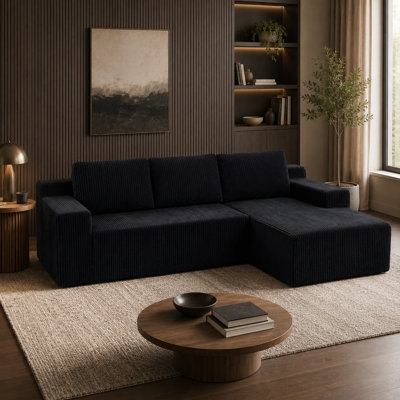 Modular Sectional Sofa, Corduroy Floor Couch
