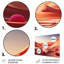Arid horizon aride sur la planète Mars - désert, art mural en métal-118304133