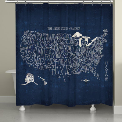 Rideau de douche simple