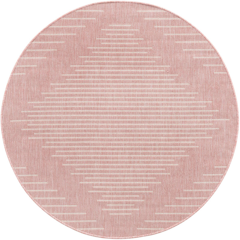 Wallington Striped Indoor Rug, Round 4'