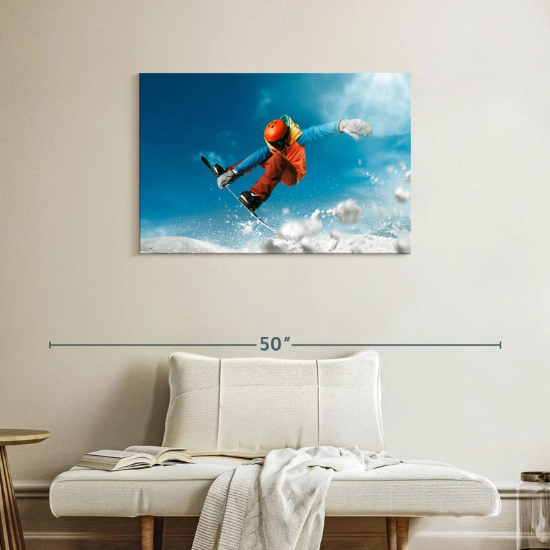 Sireci Snowboard Grab, 24" H x 36" W