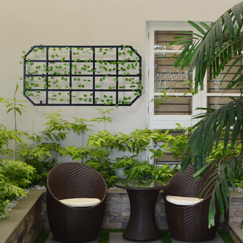 120Cm H x 60.2Cm W Metal Lattice Panel Trellis Side Panel