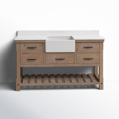 Curiel 60 " Pine Single Bathroom Vanity