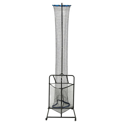 Volleyball Training Net Volleyball Setter Trainer Net Height Adjustable With Ball Collection Bag And Wheels