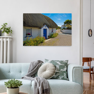Chaumière traditionnelle, comté de Kilmore, Wexford, Irlande, art traditionnel