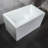 47" * 27.5" White Acrylic Freestanding Soaking Tub