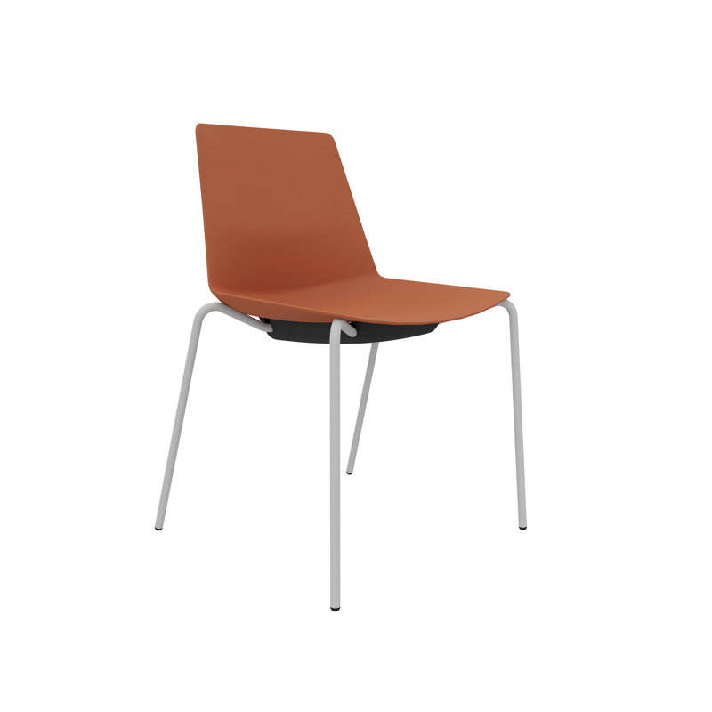 Adelard Dining Chair, Burnt Orange