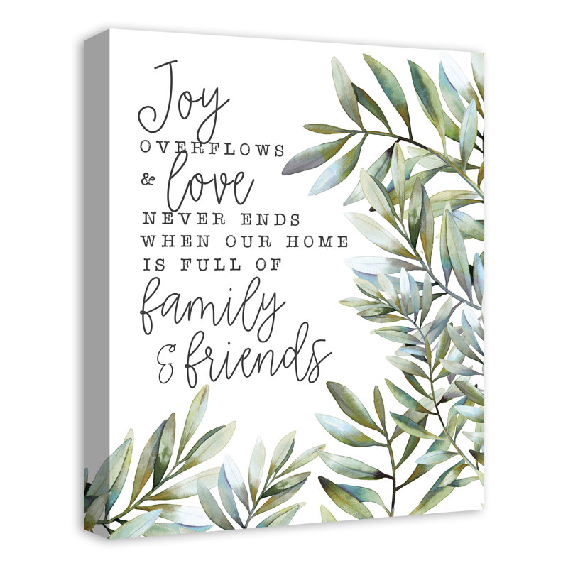 " Joy Overflows "
