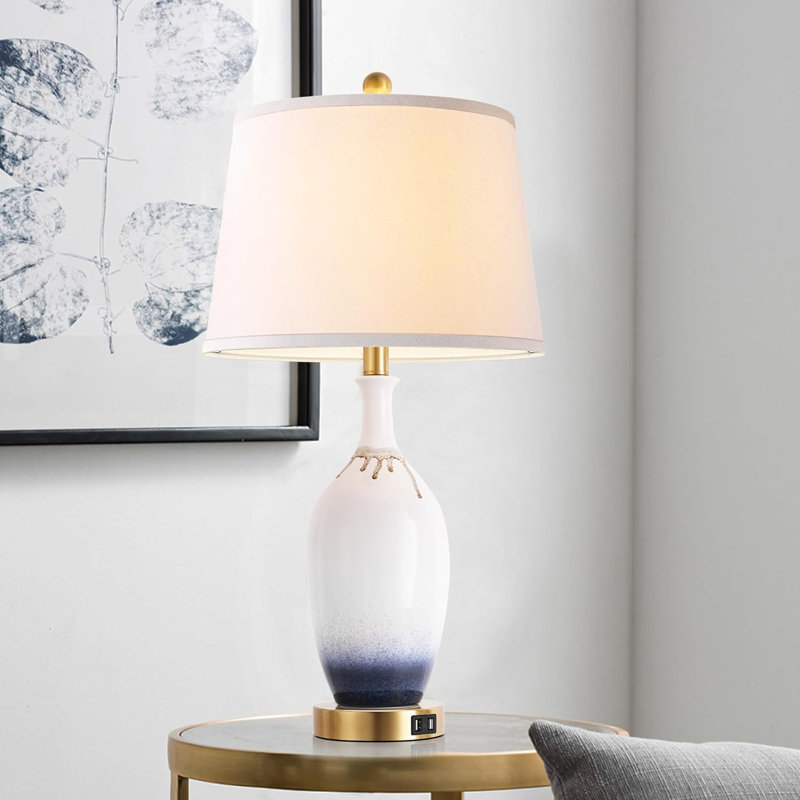 Lavila Ceramic USB Table Lamp