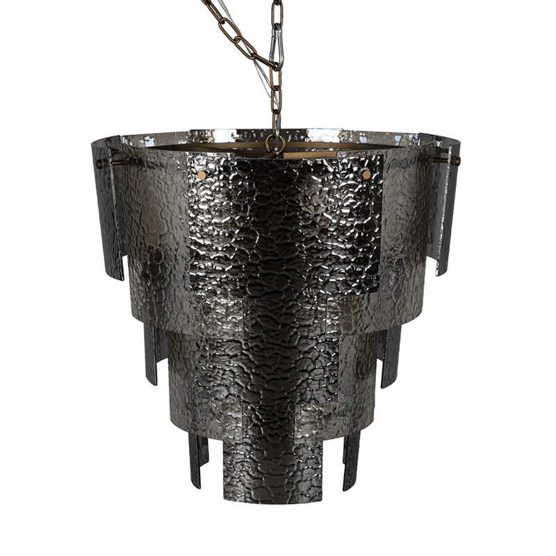 Cornelius Chandelier, 4 Tiers, 10 Lights, 25" H x 25" W x 25" D