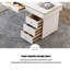 Bureau de réception scandinave luxueux-238777172