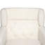 Chaise d'appoint rembourrée et rembourrée