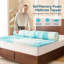 Surmatelas en mousse viscoélastique gélifiée 2 pouces bleu-76094137