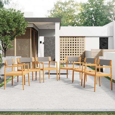 Outdoor Acacia Wood Dining Chair