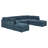 Arvill Amuri 129'' Wide Symmetrical Modular Corner Sectional with Ottoman-246711778