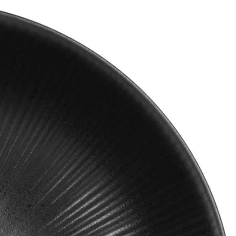 Bol rond en mélamine 7,25 po Hermosa, Noir