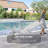 Patio Lounge Chair Outdoor, HDPE Outdoor Chaise Lounge with Reclining Backrest, Pool Lounger Chair for Outside, Poolside, Sunbathing Tanning-1102834675