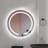Georgiena Wall Mounted Makeup Round Bathroom Mirror With LED Light and Touch Function
