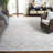 Ranner Ebony Hand Tufted Wool Cotton Floral Rug in Ivory/Light Gray/Gray-1654833038