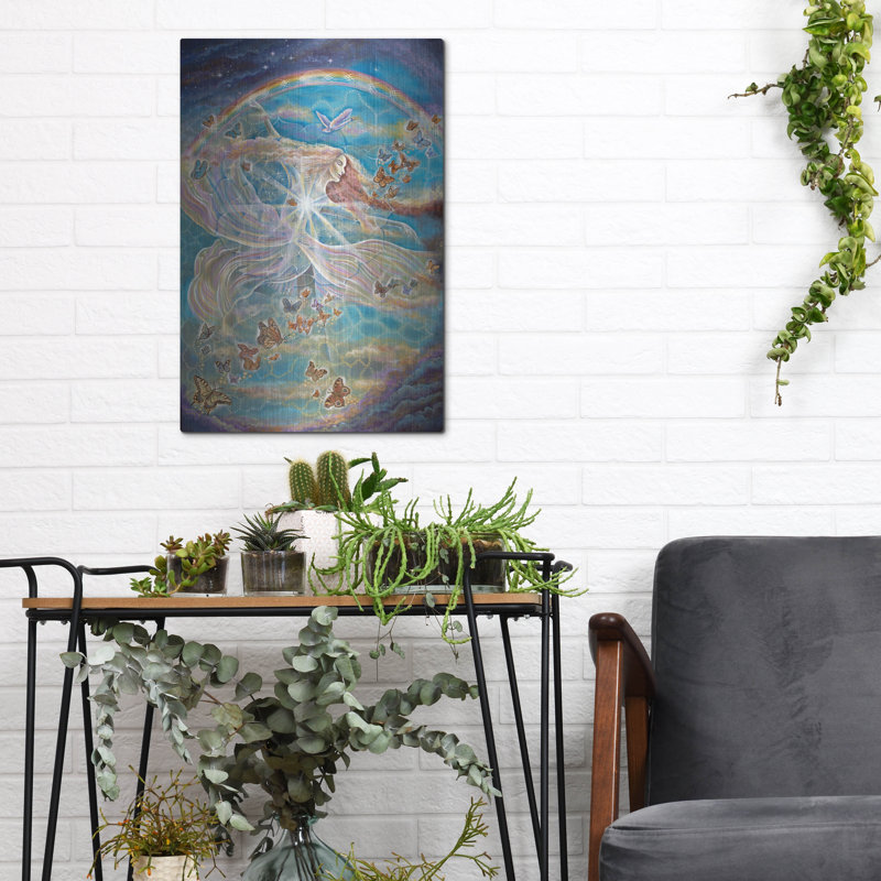  Art mural en métal «Dreamer» par Verena Wild, 12 po x 16 po
