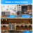 Kalamera Dual Zone 30.5'' Built-In 66 Bottle Wine Refrigerator with French Doors