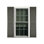Custom Louvered Shutter with Cathedral Top