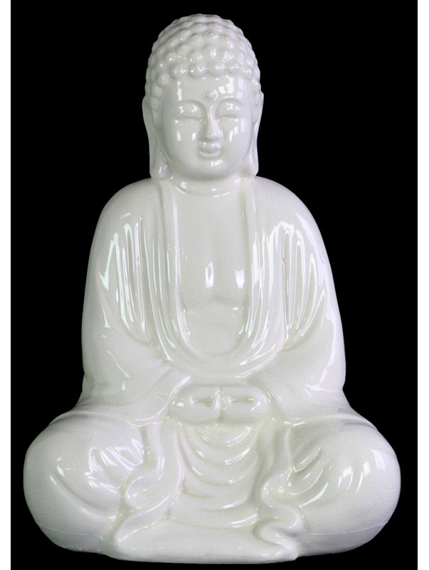 Decorative Object, White, 15.75" H x 10.5" W x 7" D