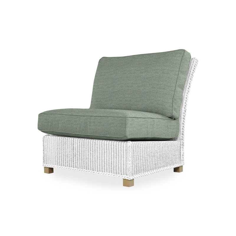 Hamptons Outdoor Lounge Chair, Cottage Pepper, White