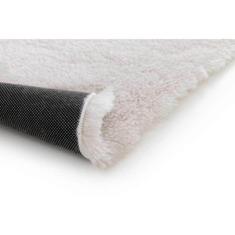 Very Soft Shaggy Cream Rug, Rectangle 160 x 230 cm