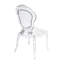 Chaise d'appoint Kennady en transparent