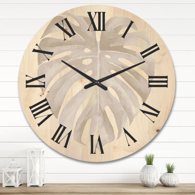 Solid Wood Wall Clock
