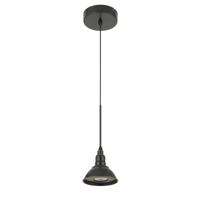 Mattia 1 - Light Dark Bronze LED Single Pendant