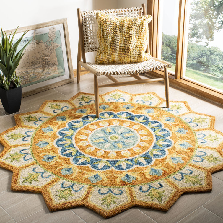 Corine Novelty Hand Tufted Wool And Cotton With Latex Oriental Rug