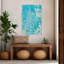 Océan, corail, sérénité abstraite, étoile de mer, paysage côtier, art mural-251275660