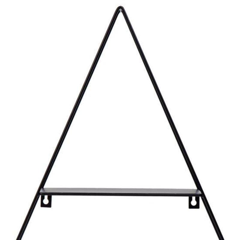 Lepanto 2 Piece Triangle Metal Tiered Shelf with Adjustable Shelves