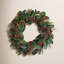 CHRISTMAS MAGNOLIA W BERRY CONE WREATH