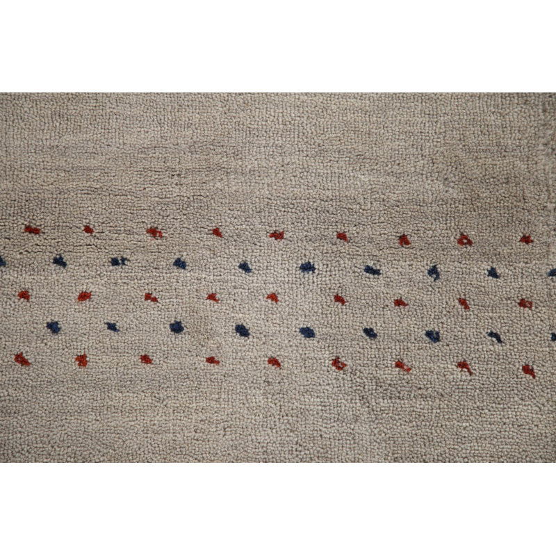 Handmade Wool Gabbeh Indian Area Rug 5x8