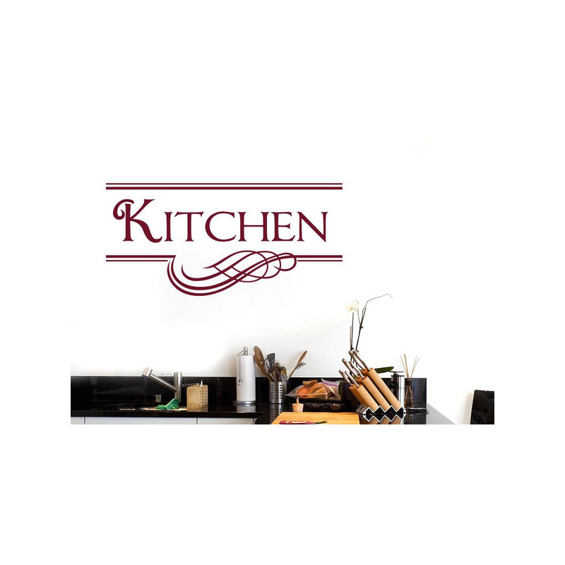 Wall Decal, Burgundy, Large