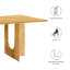 Table de salle à manger 70 "Modway Rivian-95616665