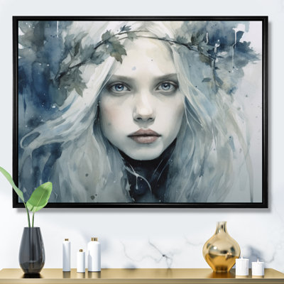 " Blue Gray Nordic Queen "