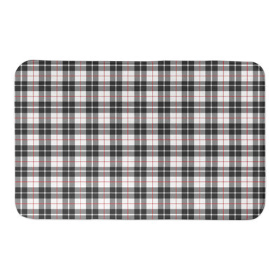 Kerney Microfiber Foam Non-Slip Bath Rug