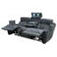 Canapé inclinable électrique 89 po Pul avec table rabattable, appui-tête réglable et charge USB-1972334971