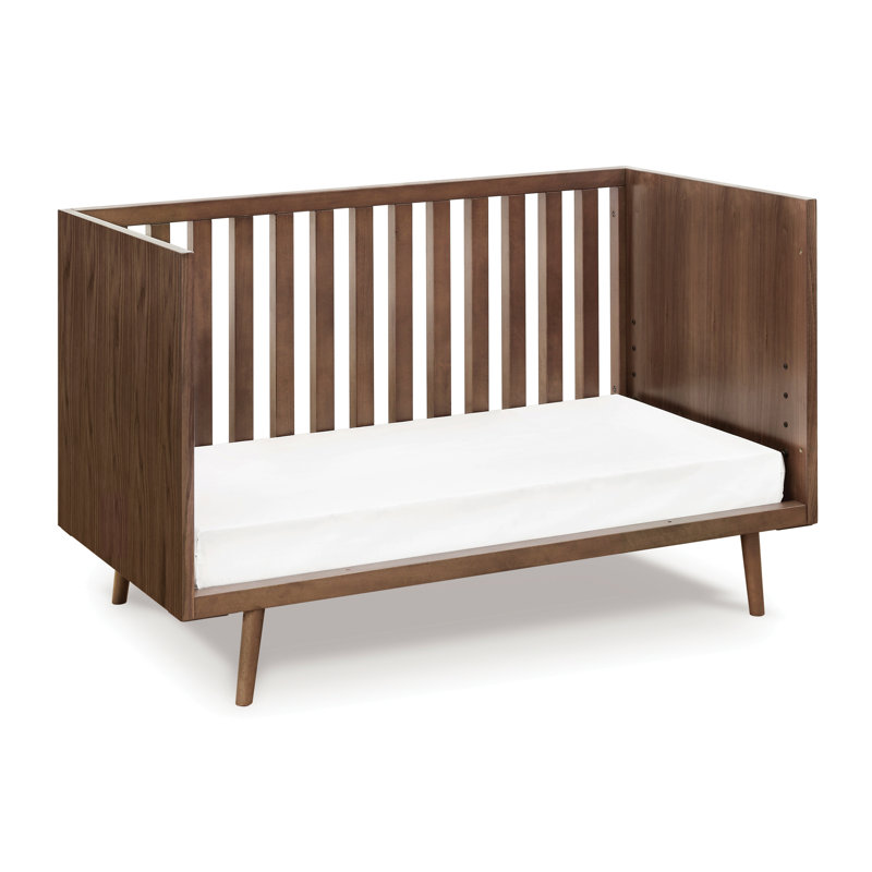 Nifty Convertible Standard Nursery Furniture Set, Walnut