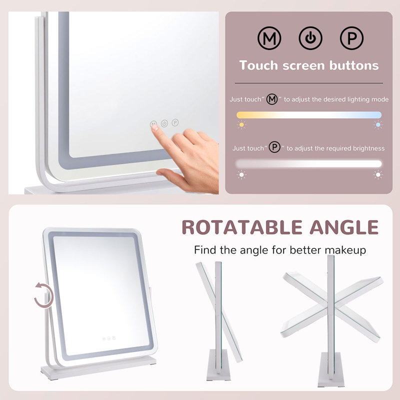 Metal Rectangle Floor Mirror