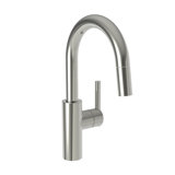 East Linear Single Handle Pull Down Bar Faucet